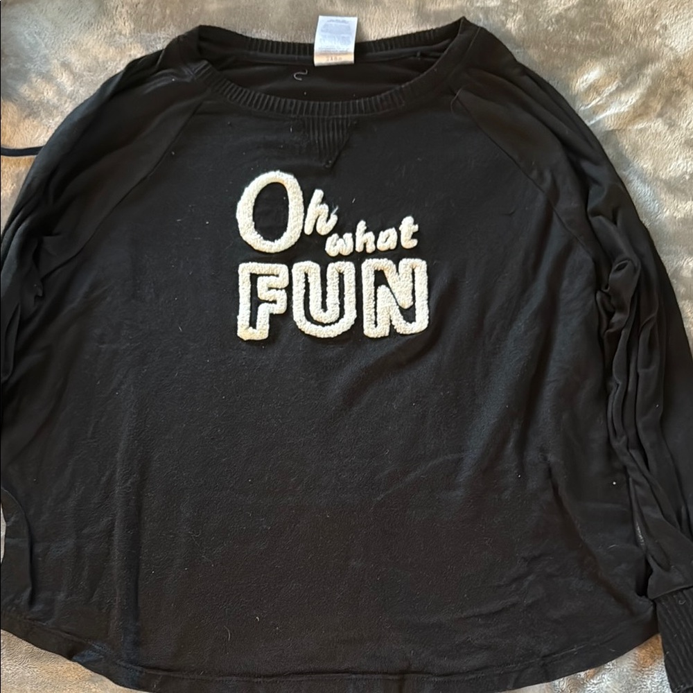 Black Womens Pajama Shirt
